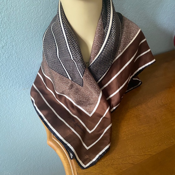 Pierre Balmain French Silk Scarf - Picture 3 of 6